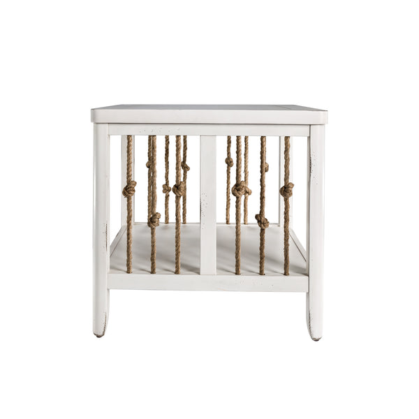Liberty Furniture Dockside White End Table