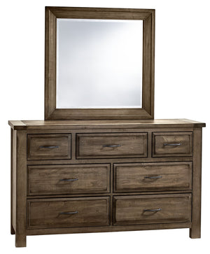 Vaughan-Bassett Maple Road Maple Syrup Landscape Mirror