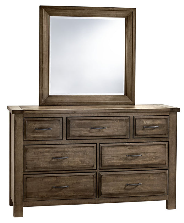 Vaughan-Bassett Maple Road Maple Syrup Landscape Mirror