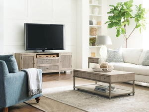 American Drew West Fork Bailey Taupe End Table