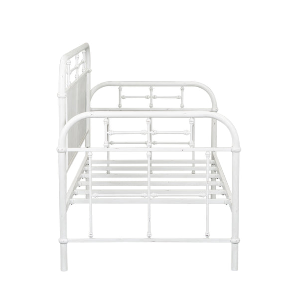 Liberty Furniture Vintage Antique White Twin Metal Daybed