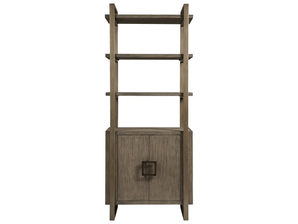 Artistica Home by Lexington Cohesion Program Light Brown Mahogany Wood Vertex Bookcase