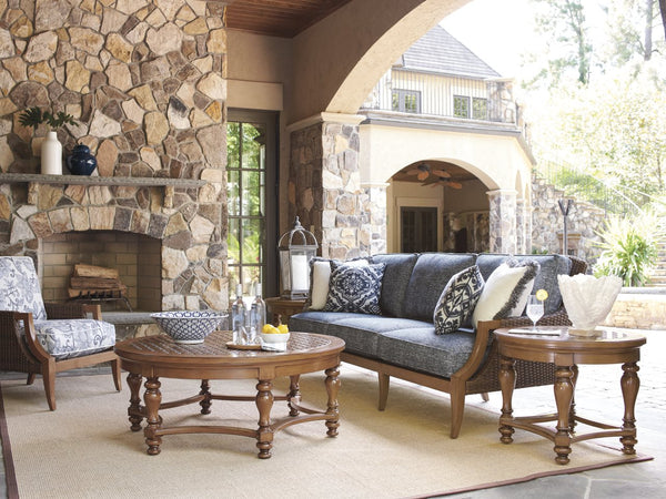 Tommy Bahama Outdoor by Lexington Harbor Isle Round End Table