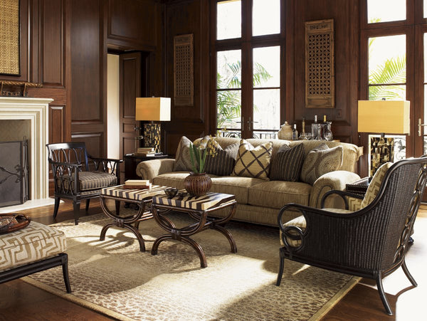 Tommy Bahama Home by Lexington Striped Delight Accent Table