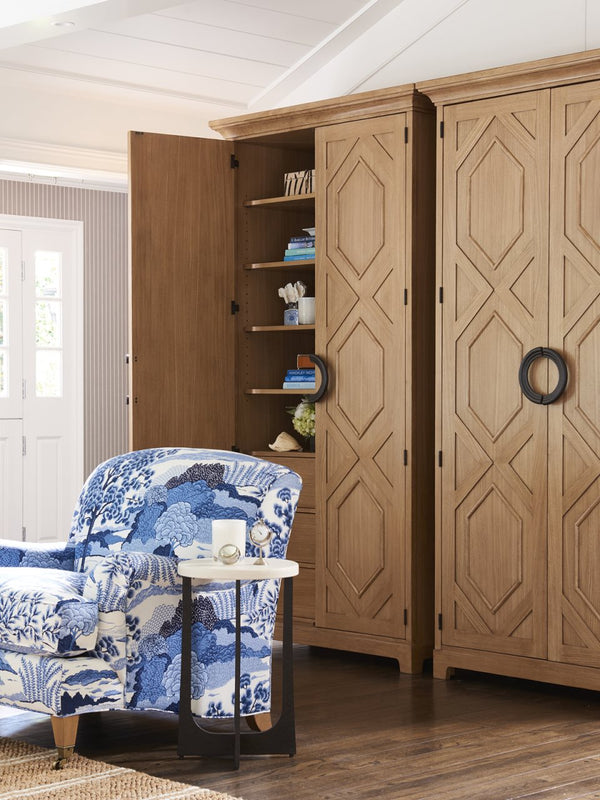 Barclay Butera by Lexington Newport China Cabinet Wood in Brown