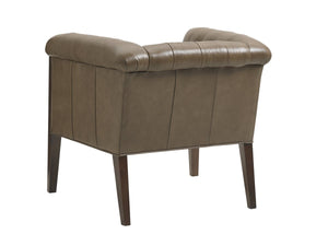 Oyster Bay by Lexington Brookville Leather Barrel Chair