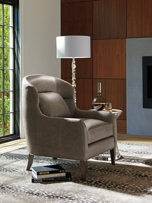 Ariana by Lexington Chaffery Leather Barrel Armchair