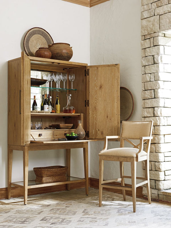 Tommy Bahama Home by Lexington Los Altos Cameroon Bar Cabinet