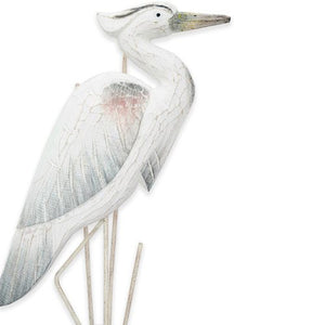 T.I. Design Antique Nautical Heron Large Tabletop