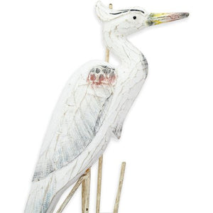 T.I. Design Antique Nautical Heron Medium Tabletop