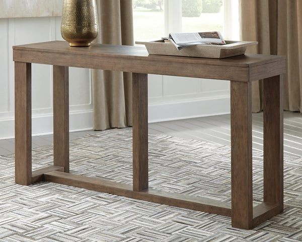 Cariton Urban Foundry Console Table Gray