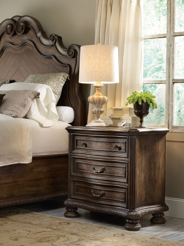 Hooker Furniture Rhapsody 3-Drawer Nightstand