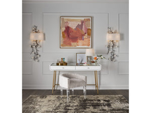 Universal Love. Joy. Bliss. Miranda Kerr Home Bubbly Champagne Vanity Chair