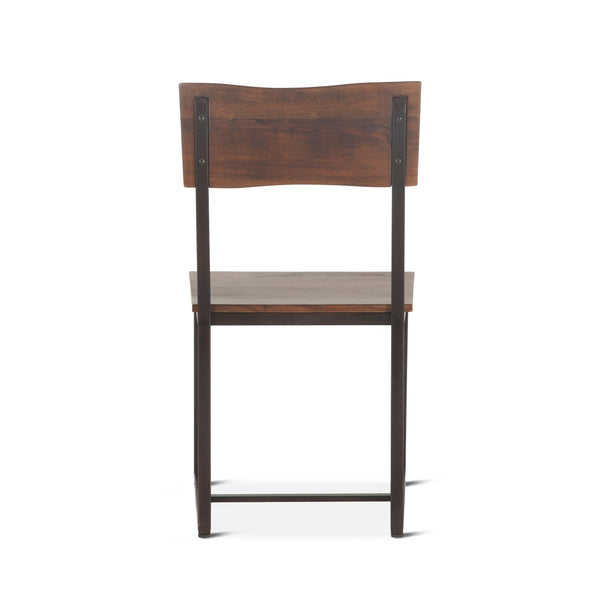 Home Trends Design Loft 18 Inch Dining Chair Walnut