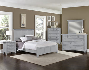 Vaughan-Bassett Bonanza Gray Mansion Queen Headboard