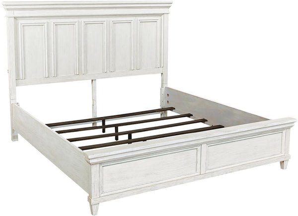 Aspenhome Caraway Aged Ivory Queen Panel Bed