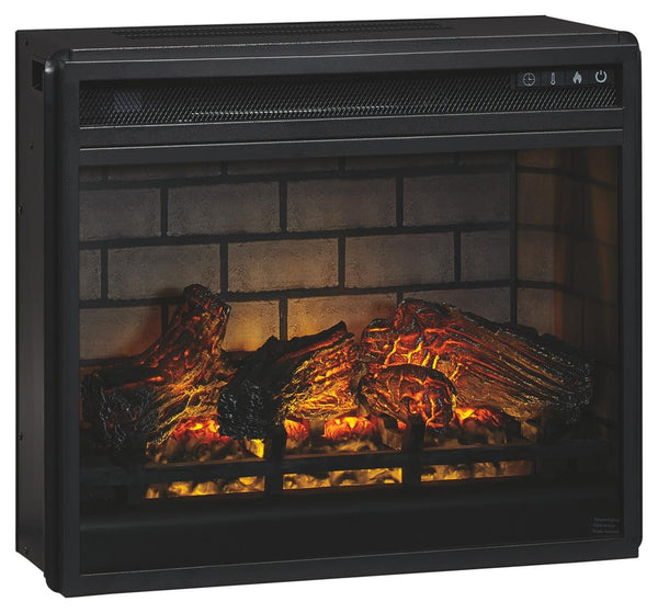Ashley Entertainment Accessories Electric Infrared Fireplace Insert Black Signature Design