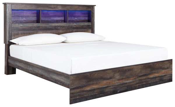 Drystan King Bookcase Bed Multi