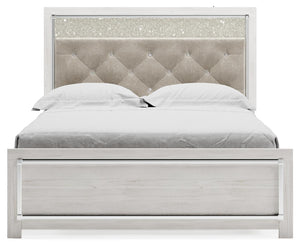 Altyra Queen Panel Bed White