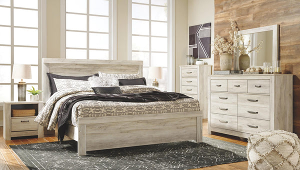 Bellaby King Panel Bed Whitewash