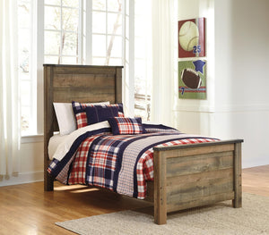 Trinell Twin Panel Bed Brown