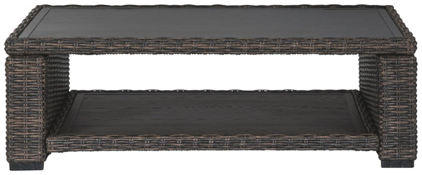Grasson Lane Rectangle Coffee Table Brown