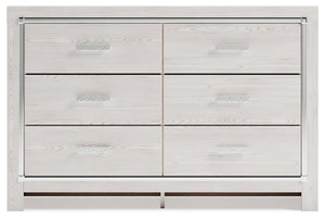 Altyra 6-Drawer Dresser White