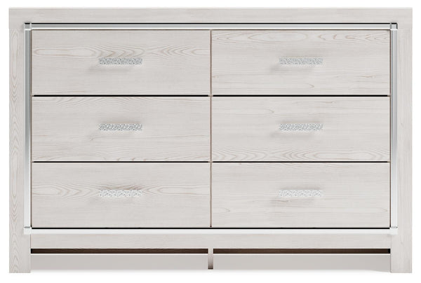 Altyra 6-Drawer Dresser White
