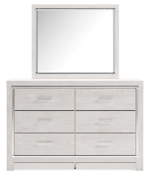 Altyra 6-Drawer Dresser & Mirror White