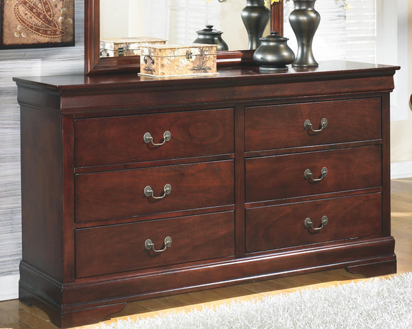 Alisdair 6-Drawer Dresser Reddish Brown