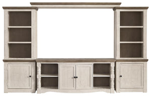 Havalance 4-Piece Entertainment Center Two-tone
