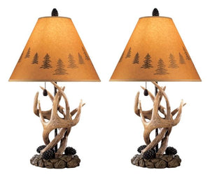 Ashley Derek Brown Table Lamp Set of 2