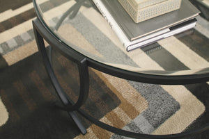 Tarrin 3-Piece Occasional Table Set Black