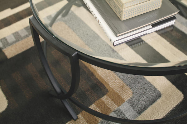 Tarrin 3-Piece Occasional Table Set Black