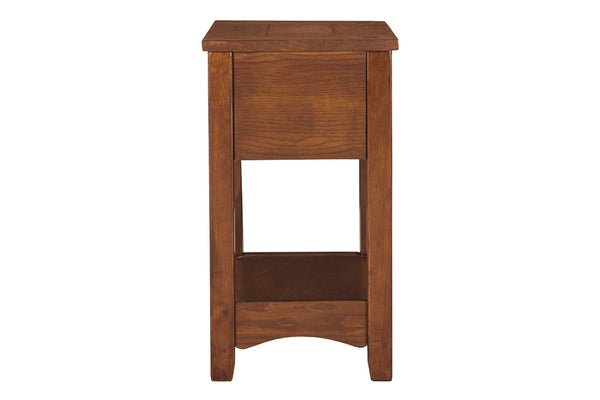 Breegin Urban Foundry 1-Drawer Chairside End Table Brown