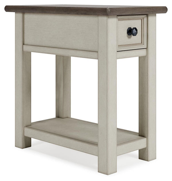 Bolanburg 1-Drawer Chairside End Table with USB Two-tone