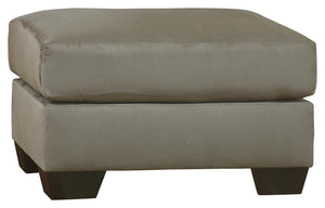 Darcy Rectangle Boho Haven Ottoman Cobblestone