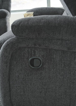 Draycoll Manual Fabric Rocker Recliner Slate