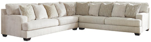 Rawcliffe 3-Piece Fabric Stationary Sectional Parchment