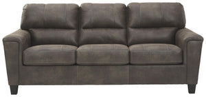 Navi Queen Stationary Sofa Stationary Sleeper Smoke