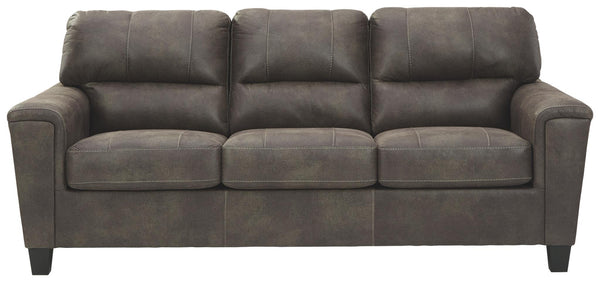 Navi Queen Stationary Sofa Stationary Sleeper Smoke