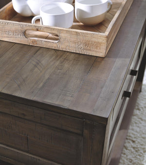 Johurst 2-Drawer Console Table Grayish Brown
