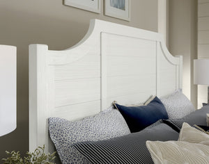 Vaughan-Bassett Maple Road Two-Tone Scalloped Queen Headboard