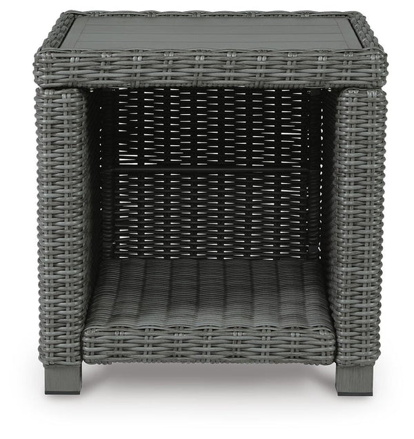 Elite Park Outdoor End Table Gray