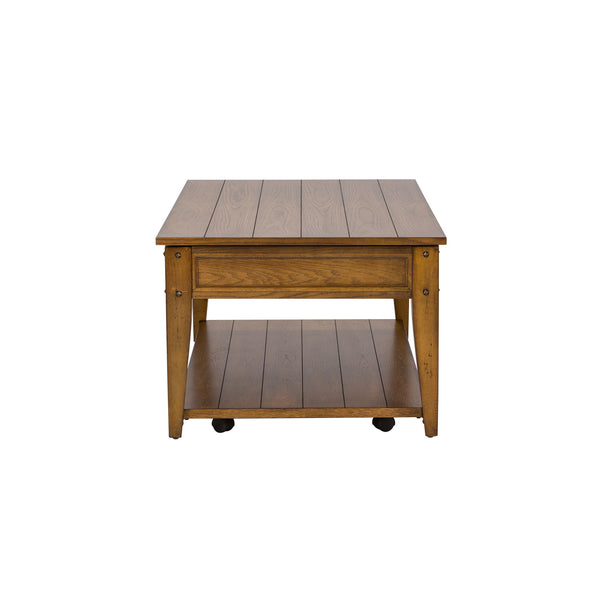 Liberty Furniture Lake House Oak Lift-Top Cocktail Table
