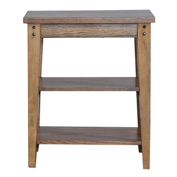 Liberty Furniture Tiered Oak Occasional Table Lake House