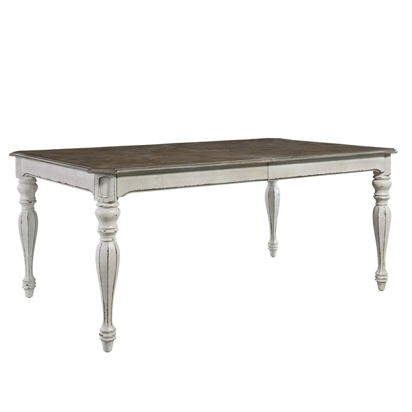 Liberty Furniture 7-Piece Antique White Rectangular Dining Table Set Magnolia Manor