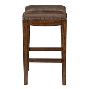 Liberty Furniture Aspen Skies Russet Brown Upholster Bar Stool