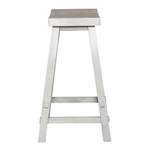 Liberty Furniture Creations Sawhorse White 24 Inch Counter Stool