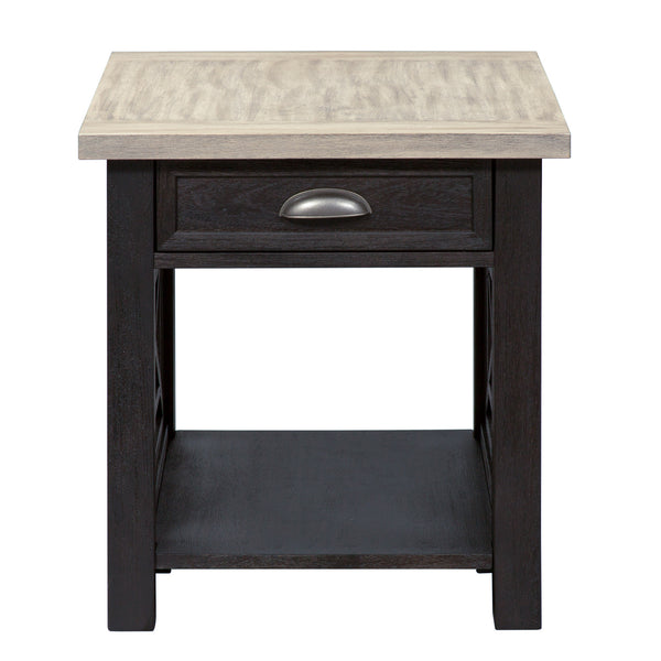 Liberty Furniture 3-Piece Heatherbrook Set 1 Coffee Table & 2 End Tables